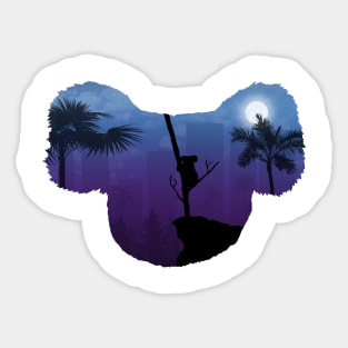 CITY NIGHTLIFE KOALA (SILHOUETTE Sticker